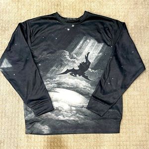 Yizzam Gustave Dore Lucifer Falling from Heaven Sweater